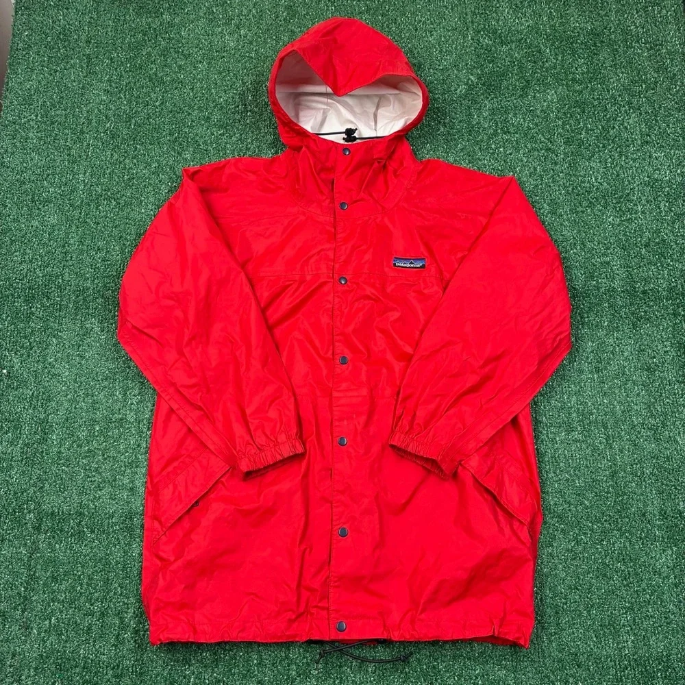 Vintage 90s Patagonia Hooded Rain‎ Jacket Parka